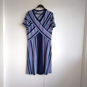 BCBG funky printed A-line Dress